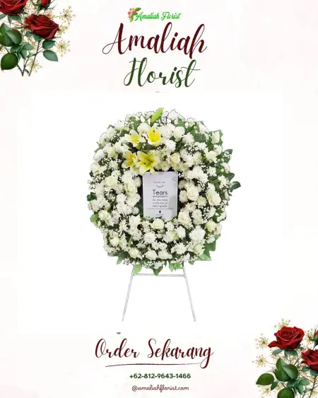 Krans Bunga Duka Karang Serang